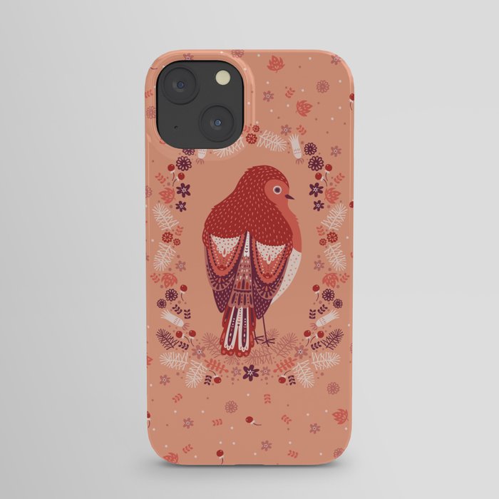 Petite Robin Red Breast iPhone Case