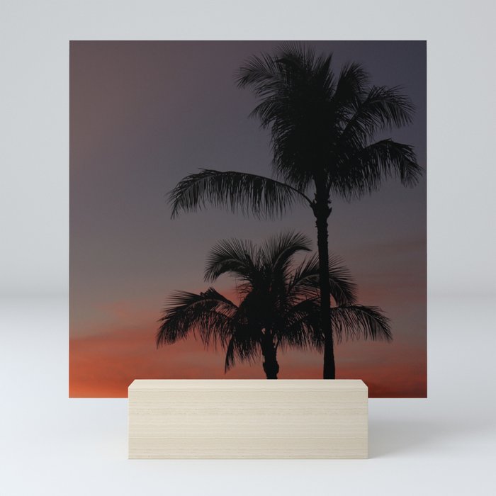 Hawaiian Palm Trees Mini Art Print