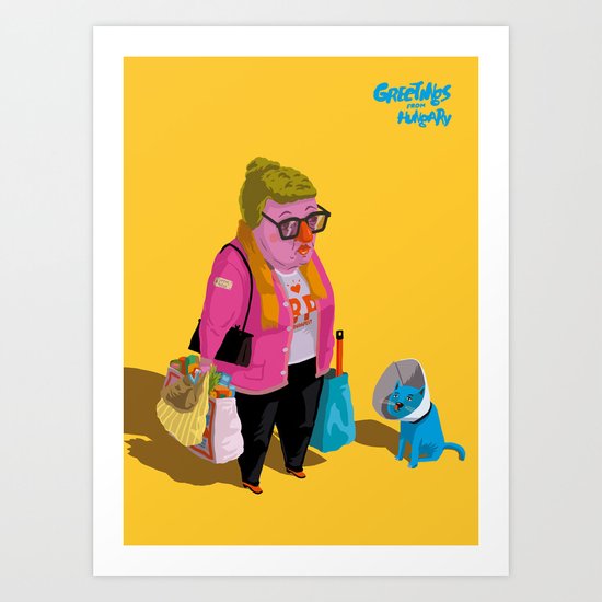 Greetings from Hungary V. Art Print