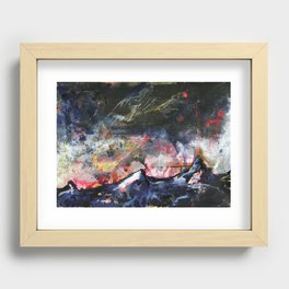 Mountains V Recessed Framed Print