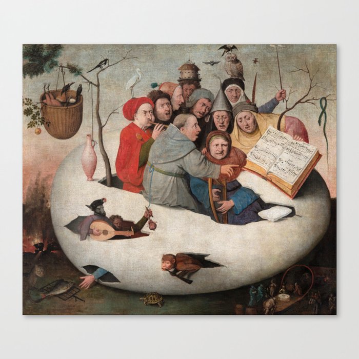 The Concert in the Egg by Hieronymus Bosch Canvas Print