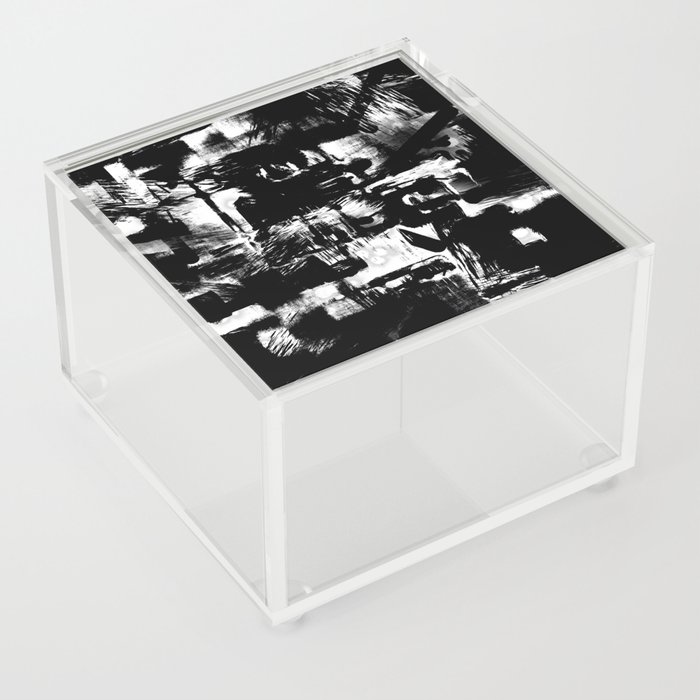 Black and White Acrylic Box