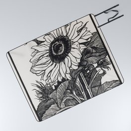 Sunflower (1919) by Julie de Graag (1877-1924) Picnic Blanket | Painting, Artprint 