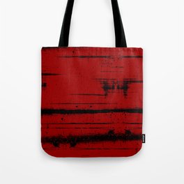 Black Grunge on Red Tote Bag | Digital, Grungy, Gravityx9, Blackedge, Pattern, Red, Black, Graphicdesign, Rustic, Grungetexture 