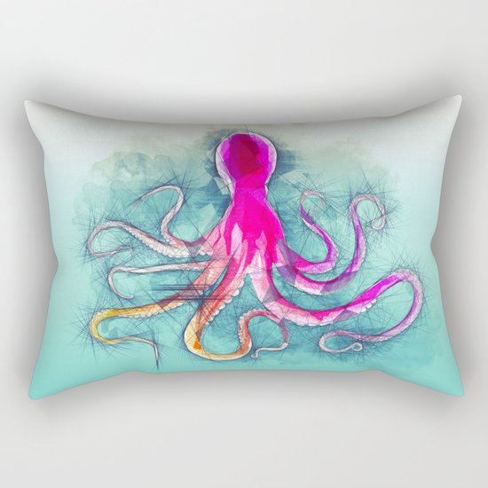 Octopus Rectangular Pillow
