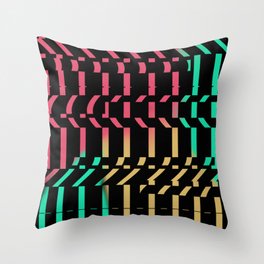 HOLO holographic print collection Throw Pillow