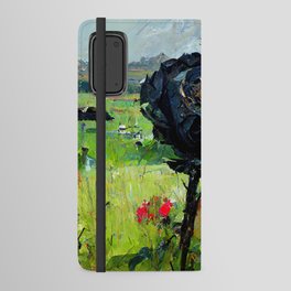 Black Rose Immortal Android Wallet Case