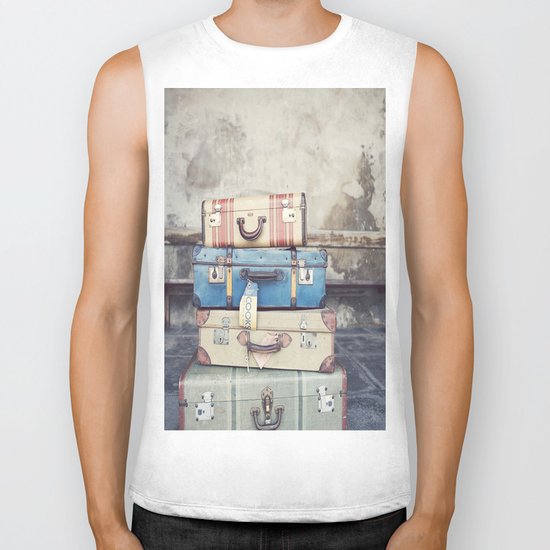 Suitcases Biker Tank