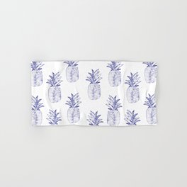 Blue Pineapple Hand & Bath Towel