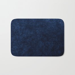 Royal Blue Velvet Texture Bath Mat | Velour, Stylish, Retro, Boudoir, Americana, Girl, Fabric, Vintage, Texture, Bedroom 