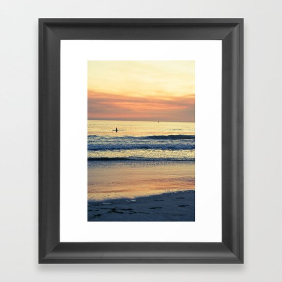 Orange Skies Framed Art Print