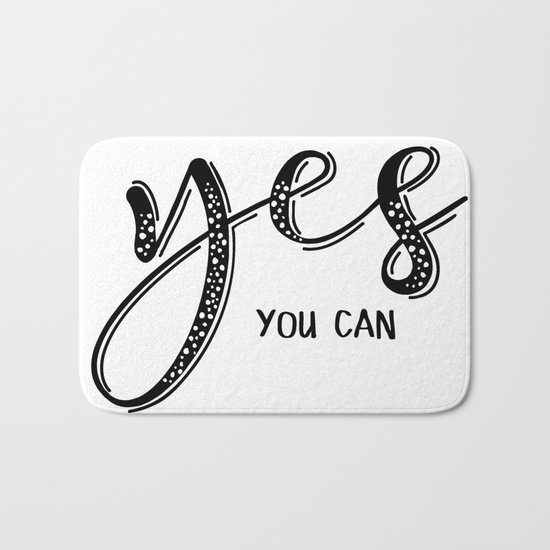 Yes you can Bath Mat