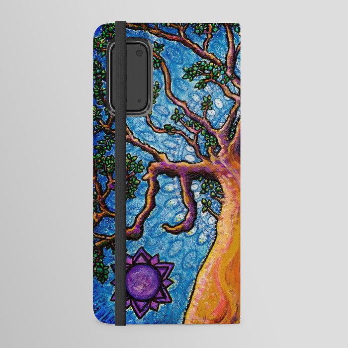 Connected: Crown Chakra Meditation Android Wallet Case