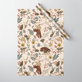 Animals winter wild nature 63 Wrapping Paper