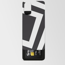Black and white squares background Android Card Case