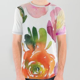 soft roses N.o 6 All Over Graphic Tee