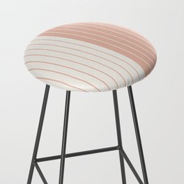 Two Tone Line Curvature LXXI Bar Stool