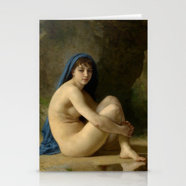 William-Adolphe Bouguereau "Seated Nude" Stationery Cards