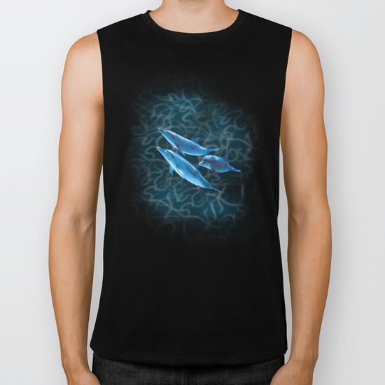 Dolphin friends Biker Tank