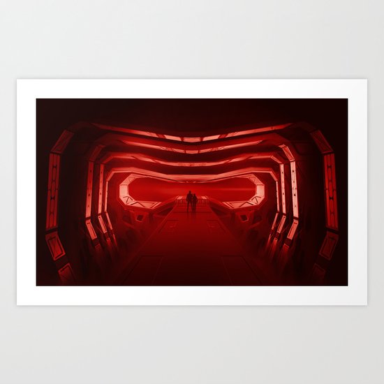 Face of the Shadow Art Print