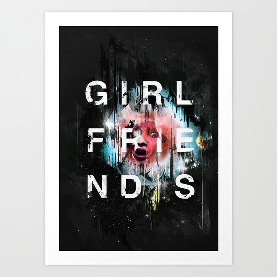 Girlfriends Art Print