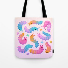 Sour velvet worm and Gummy water bear Tote Bag