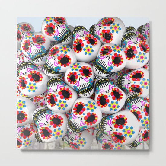 Band of Skulls Metal Print