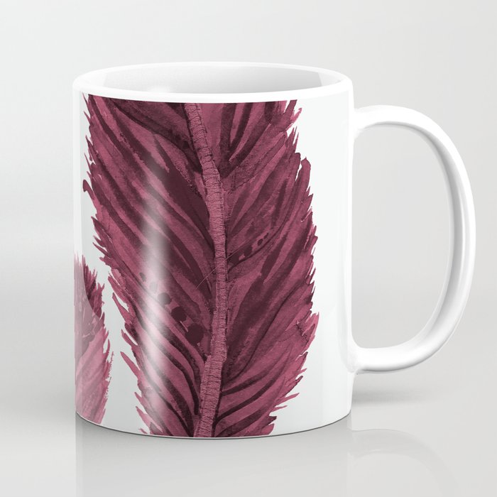 Feather Collection - bordeux Coffee Mug