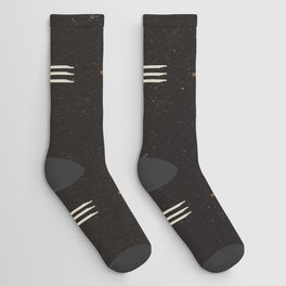 Southwestern Minimalist Black & White Socks