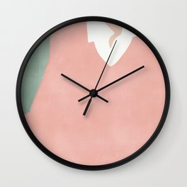 Pink sweater Wall Clock