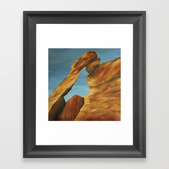 Elephant Rock Framed Art Print