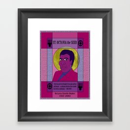 St. Octavia the Seer Framed Art Print