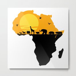 Africa Metal Print