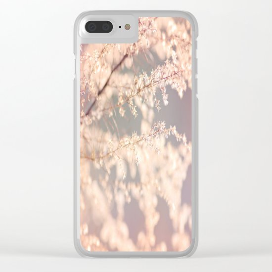Delicate Flowers Clear iPhone Case
