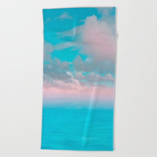 The Sea is Calm 03 Beach Towel
