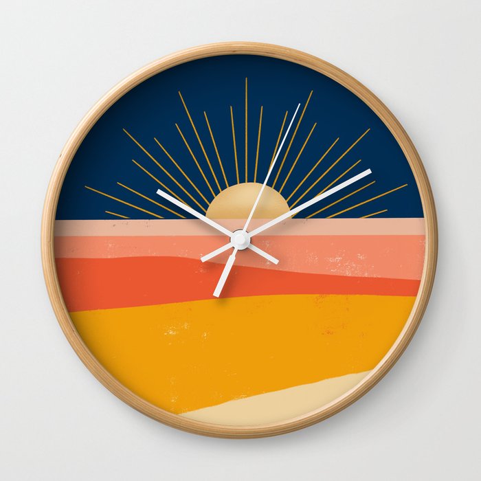 Here comes the Sun Wall Clock