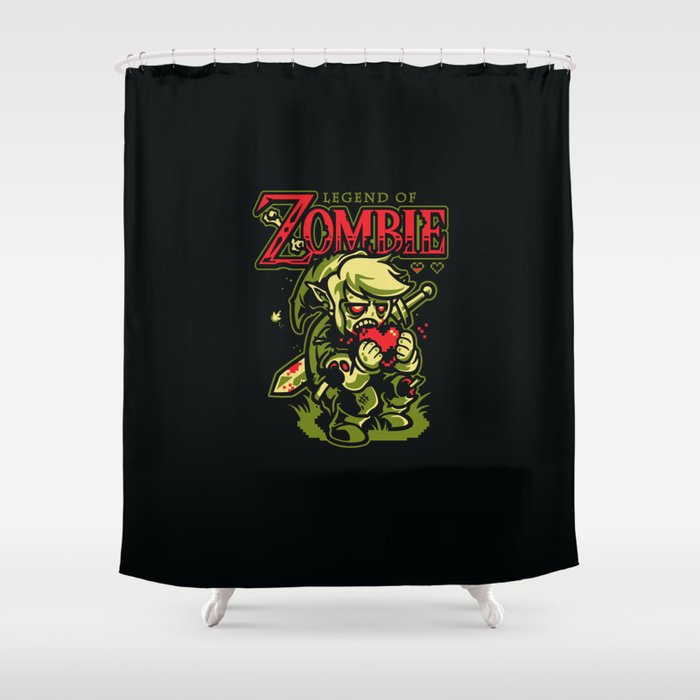 Legend of Zombie Shower Curtain