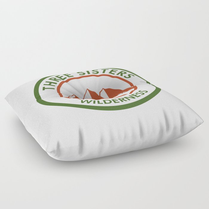 Three Sisters Wilderness Floor Pillow