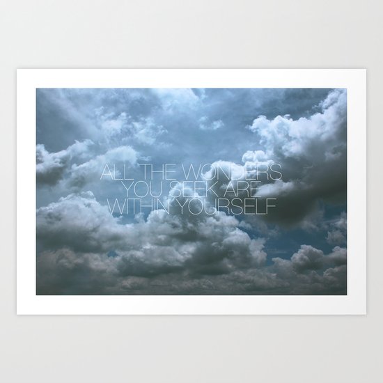 Wonder Cloud Art Print