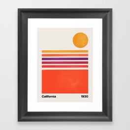 California Sunrise Framed Art Print