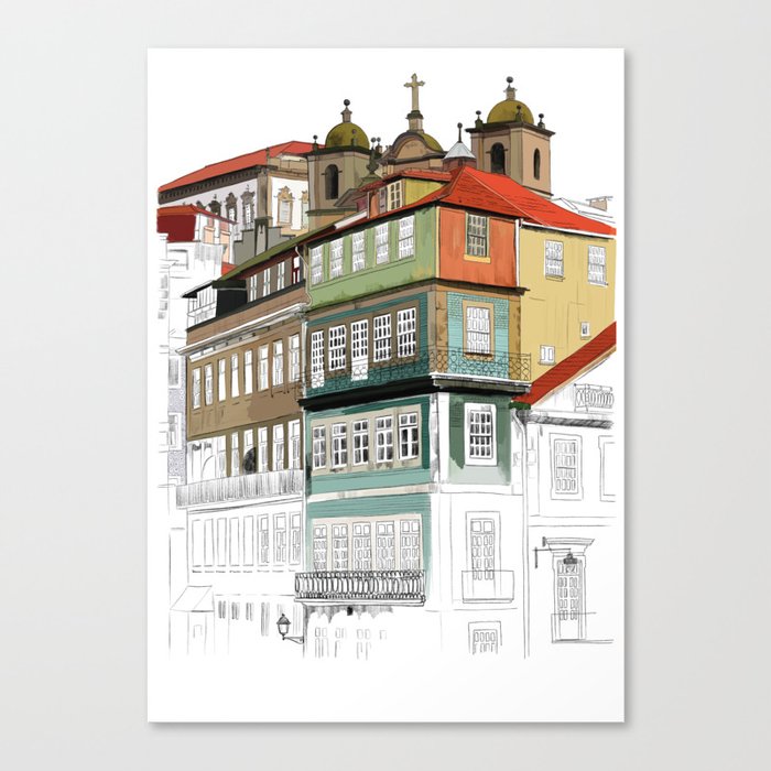 Porto Canvas Print