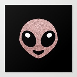 Alien smiley Canvas Print