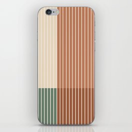 Color Block Line Abstract XXVII iPhone Skin