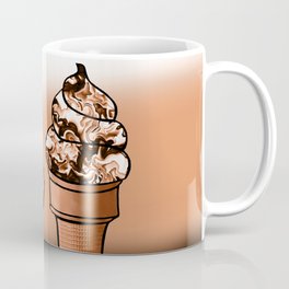 Love Ice cream Coffee Mug | Decoration, Love, Home, Miam, Digital, Graphicdesign, Dessert, Vanilla, Food, Icecream 