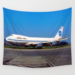 PanAm 747 Clipper Wall Tapestry
