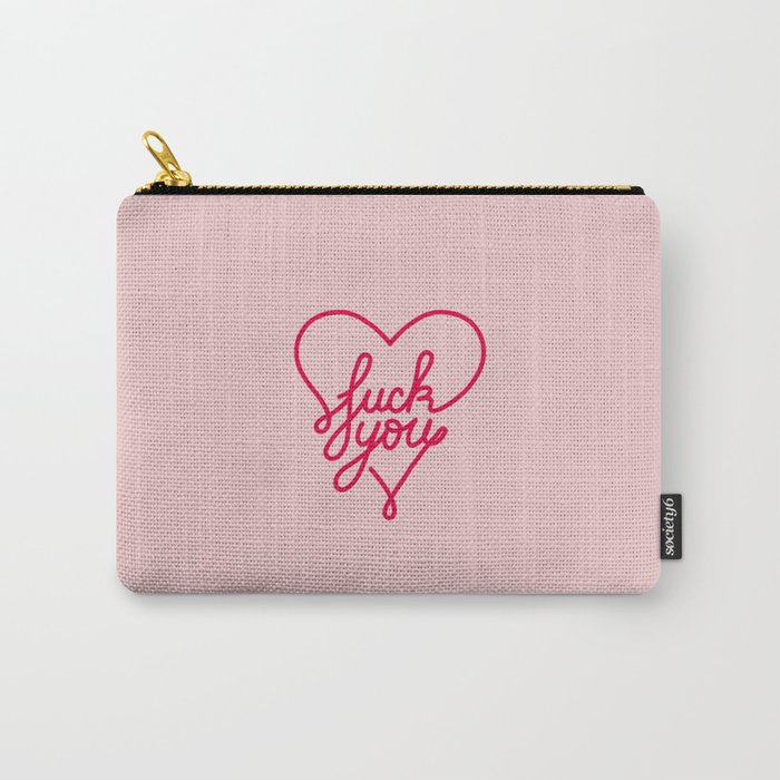 F you pink print Carry-All Pouch