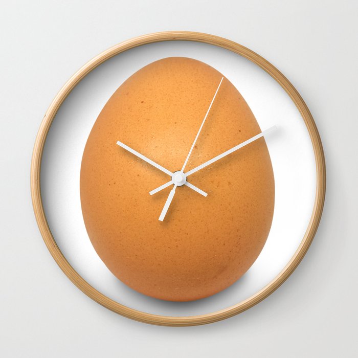 Chicken Egg , the brown eggs Artistic inspiration Wall Clock