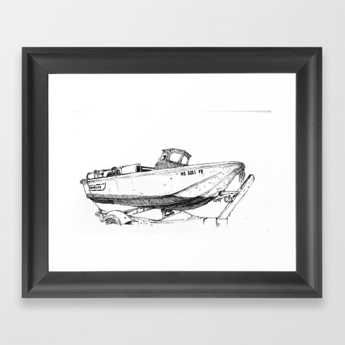 Boston Whaler Framed Art Print