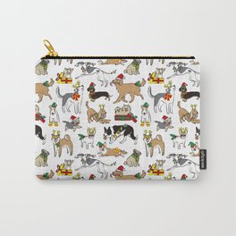 Christmas Dogs Carry-All Pouch