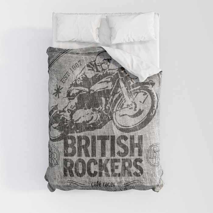 British Rockers 1967 Comforter